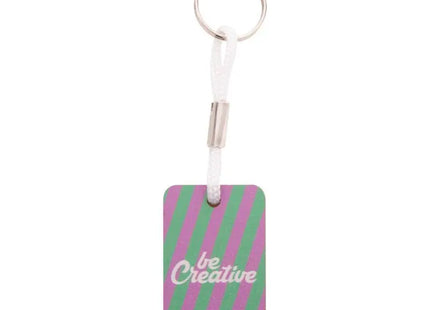 Woody Plus D Personalisierter Schlüsselanhänger - Weiß - Einzigartig & Stilvoll TK Gruppe® Grosshandel 