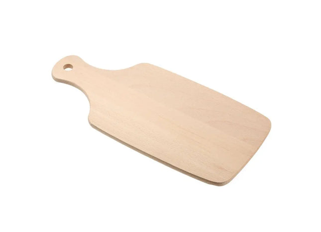 Woody Schneidebrett mit Griff, Naturholz, Robust & Praktisch TK Gruppe® Grosshandel 