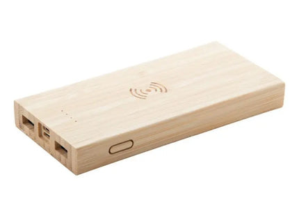 Wooster Natur Powerbank - Öko-Design TK Gruppe® Grosshandel 