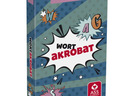 Wort Akrobat - Kreatives Sprachspiel in Faltschachtel für rasante Wortduelle TK Gruppe® Grosshandel 