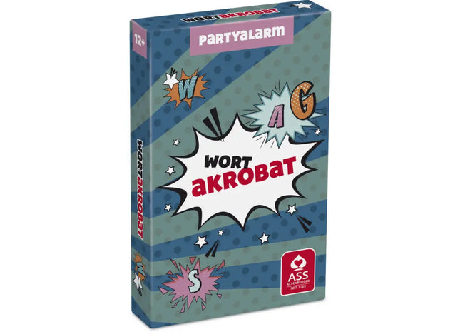 Wort Akrobat - Kreatives Sprachspiel in Faltschachtel für rasante Wortduelle TK Gruppe® Grosshandel 