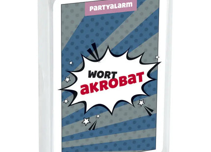 Wort Akrobat - Kreatives Wortbildungsspiel im Kunststoffetui für sprachlichen Spaß TK Gruppe® Grosshandel 