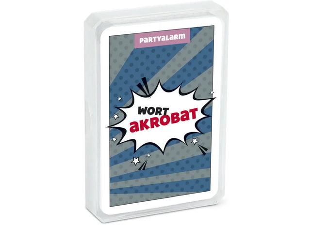 Wort Akrobat - Kreatives Wortbildungsspiel im Kunststoffetui für sprachlichen Spaß TK Gruppe® Grosshandel 
