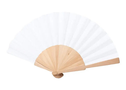 Woter RPET Fächer in Weiß-Natur – Umweltfreundlich & Elegant TK Gruppe® Grosshandel 