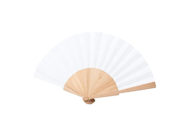 Woter RPET Fächer in Weiß-Natur – Umweltfreundlich & Elegant TK Gruppe® Grosshandel 