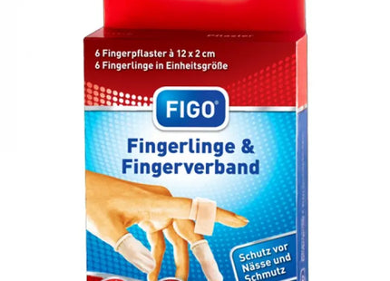 Wound Care Kit: 6 Finger Covers & 6 Finger Wraps for Injury Protection TK Gruppe® Grosshandel 