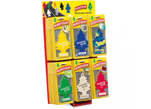 Wunderbaum Duftbaum Lufterfrischer, 12x7cm - Langanhaltende Frische auf Karte TK Gruppe® Grosshandel 