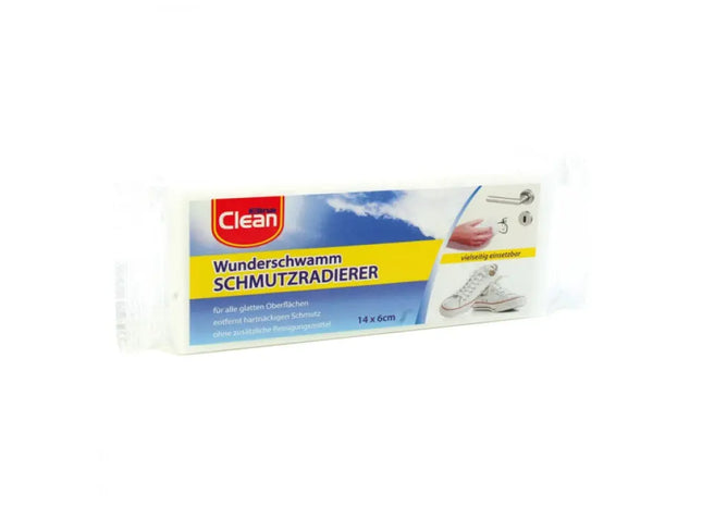 Wunderschwamm CLEAN, 14x5.9x2.9cm, Effektiver Schmutzradierer TK Gruppe® Grosshandel 