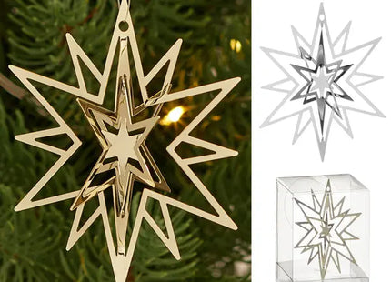 XL 3D-Sternhänger, 2er-Set, Durchmesser 15cm TK Gruppe® Grosshandel 