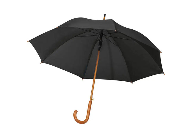 XL Automatikregenschirm Hasselt in Schwarz - Groß und Robust TK Gruppe® Grosshandel 