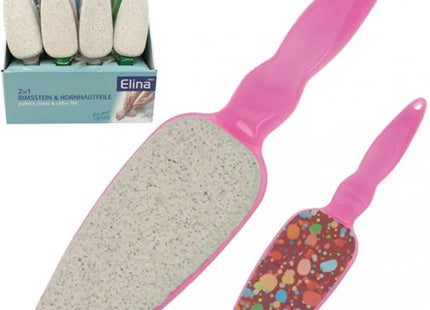 XL Bimsstein mit Feile und Griff, 26x6x1.5 cm, Verschiedene Farben, Fußpflege-Werkzeug TK Gruppe® Grosshandel 