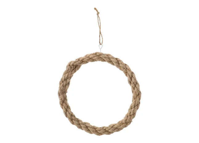 XL Jute-Hängering, Natürlich & Robust, Durchmesser ca. 30 cm TK Gruppe® Grosshandel 