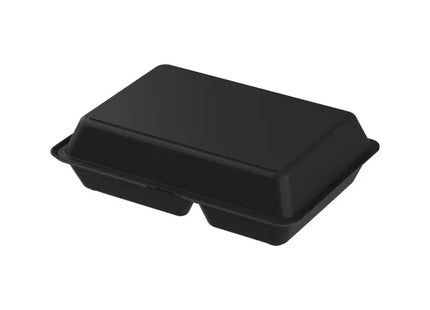 XL Menübox ToGo, 3-Fächer - Schwarz, Stilvoll & Funktional für Unterwegs TK Gruppe® Grosshandel 