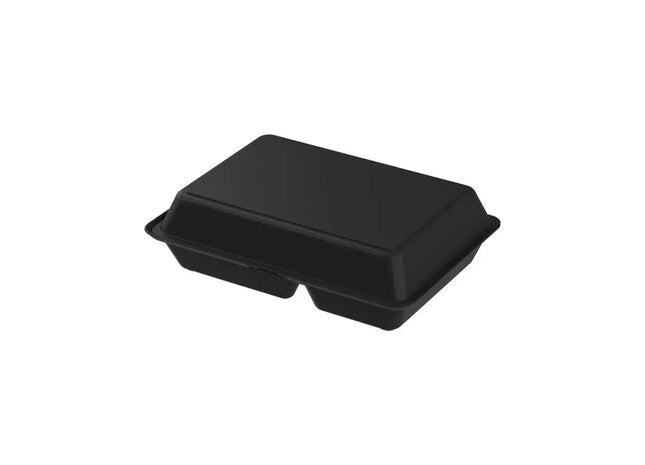 XL Menübox ToGo, 3-Fächer - Schwarz, Stilvoll & Funktional für Unterwegs TK Gruppe® Grosshandel 