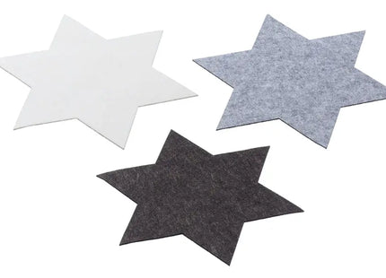 XL Sternförmige Untersetzer, Set aus 3, Strapazierfähig, 35cm Durchmesser TK Gruppe® Grosshandel 