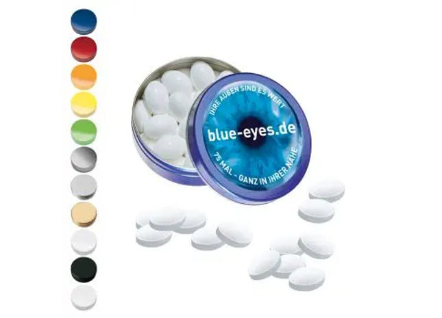 XS-Taschendose mit 18g Cool Ice – Personalisiertes Werbemittel für Unterwegs TK Gruppe® Grosshandel 