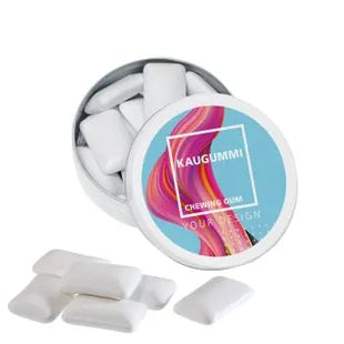 XS-Taschendose mit Kaugummi - Weiß - Frische To Go TK Gruppe® Grosshandel 