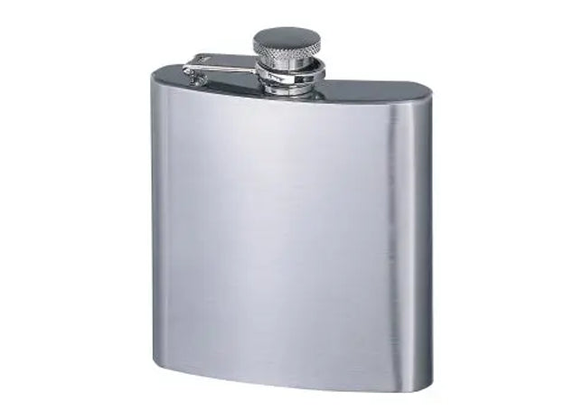 XXL Flachmann in Mattsilber – Großzügig & Modern TK Gruppe® Grosshandel 