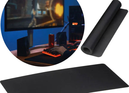 XXL Gaming Pad - Schwarz - Extra Groß, Rutschfest und Strapazierfähig TK Gruppe® Grosshandel 