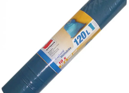 XXL Müllbeutel 120L, 10 Stück mit Zugband, Robuste Abfallsäcke 70x100cm TK Gruppe® Grosshandel 
