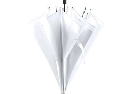 XXL Panan Schirm, Weiß – Großer, Robuster Regenschutz für Alle Wetterlagen TK Gruppe® Grosshandel 