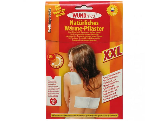 XXL Wärmepflaster für Wundauflagen, 19x13cm – Beruhigende Wärmebehandlung für große Bereiche TK Gruppe® Grosshandel 