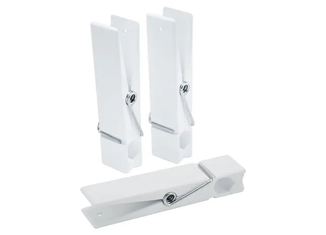 XXL Zettelklammer – Weiße, große Büroklammer für Notizen und Dokumente TK Gruppe® Grosshandel 