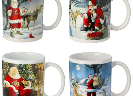 Xmas Nostalgie Becher-Set, 4 Stück - Gerades Design TK Gruppe® Grosshandel 