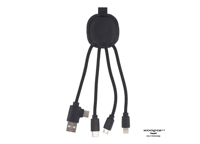 Xoopar Iné Smart Ladekabel mit NFC - Tiefschwarz TK Gruppe® Grosshandel 
