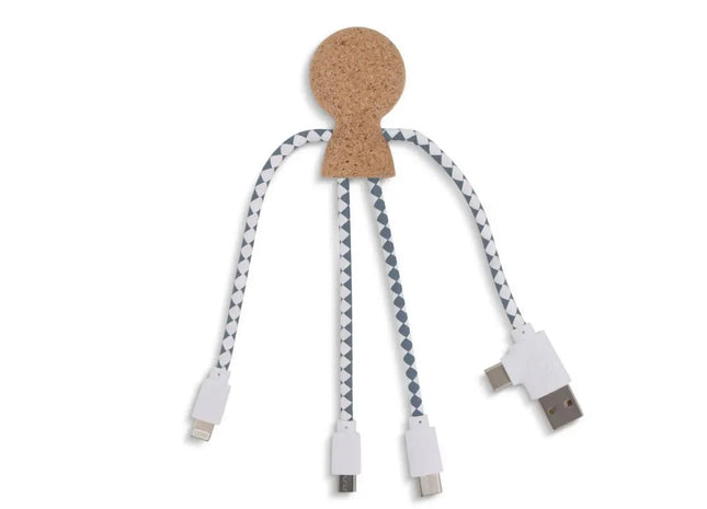 Xoopar Mr. Bio Kork-Ladekabel - Naturfarben TK Gruppe® Grosshandel 
