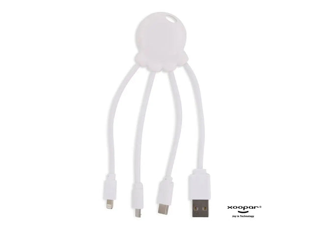 Xoopar Octopus Ladekabel - Weiß TK Gruppe® Grosshandel 