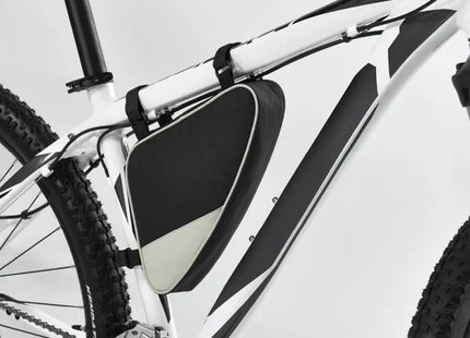 YATES Satteltasche - hellgrau Wasserdichte, kompakte Fahrradtasche TK Gruppe® Grosshandel 