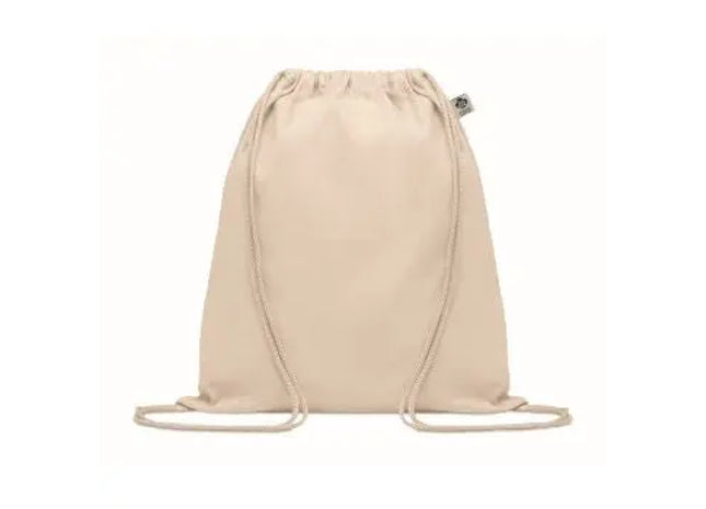 YUKI Beiger Beutel aus Bio-Baumwolle - Nachhaltige und stilvolle Tragetasche für den täglichen Gebrauch TK Gruppe® Grosshandel 