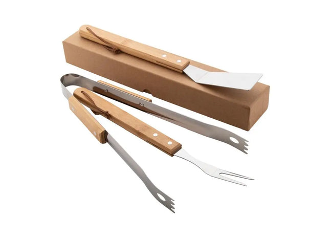 Yakiboo Grillset in Naturausführung - Perfektes Zubehör für Grillmeister TK Gruppe® Grosshandel 