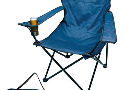 Yosemite Faltbarer Sessel in Dunkelblau – Stilvoll & Bequem für Unterwegs TK Gruppe® Grosshandel 