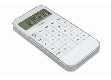 ZACK Weißer Taschenrechner: Kompakt, Präzise & Benutzerfreundlich TK Gruppe® Grosshandel 