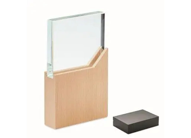 ZEAL Kristallglas-Pokal mit Holzbasis - Eleganz und Tradition TK Gruppe® Grosshandel 