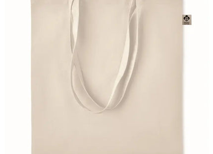 ZIMDE Organic-Cotton Einkaufstasche, Beige, Öko & Stilvoll TK Gruppe® Grosshandel 