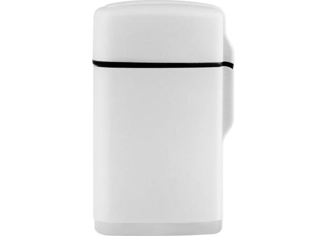 ZORR Gummibeschichtetes Jetflame Feuerzeug - Weiß - Zuverlässiges Anzünden mit rutschfestem Griff TK Gruppe® Grosshandel 