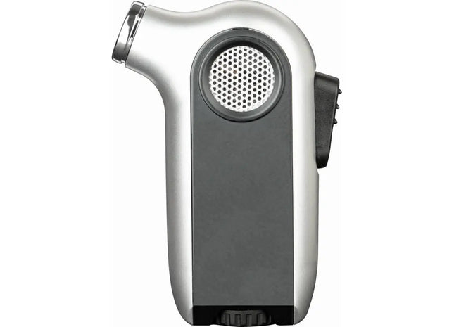 ZORR Mini Torch - Kompaktes Taschenfeuerzeug in Silber für präzises Anzünden TK Gruppe® Grosshandel 