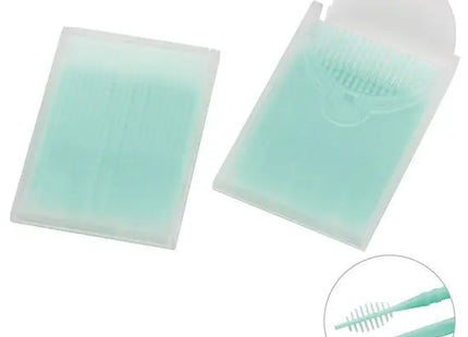 Zahnstocher mit Interdentalbürste in Grün – Klar & Präzise Reinigung TK Gruppe® Grosshandel 