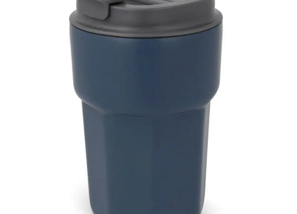 Zambezi Thermobecher 350 ml mit Deckel – stilvoller Isolierbecher in Dunkelblau für unterwegs TK Gruppe® Grosshandel 