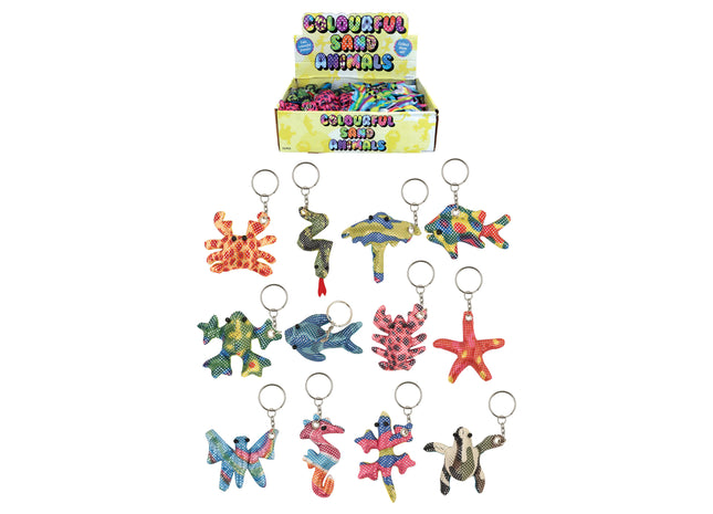 Zandtiere, 7-12 cm, 12Er-Pack in verschiedenen Farben - Sensorische Plüschtiere für Kinder TK Gruppe® Grosshandel 