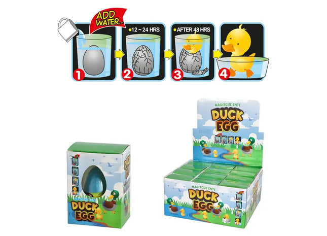 Zauberente im Ei, 6er-Pack - Überraschungsspielzeug für Kinder TK Gruppe® Grosshandel 