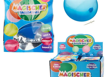 Zauberhafter Ballonball, aufblasbar, 50 cm, 6 Stück TK Gruppe® Grosshandel 