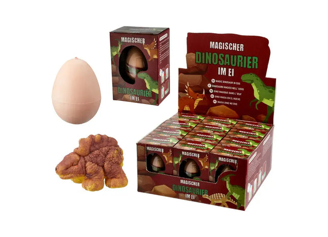 Zauberhafter Dinosaurier im Ei, 6er-Pack, 10cmH - Brüte deine eigene prähistorische Abenteuer aus! TK Gruppe® Grosshandel 