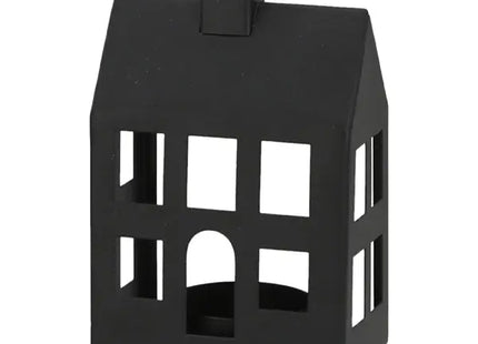 Zauberhafter Teelichthalter Haus, 11x7,5 cm, Kompakter Keramik-Kerzenhalter für stimmungsvolles Licht TK Gruppe® Grosshandel 