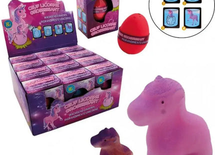 Zauberhaftes Einhorn im Ei, wachsend, 7 cm, 12er Ausstellungsset TK Gruppe® Grosshandel 