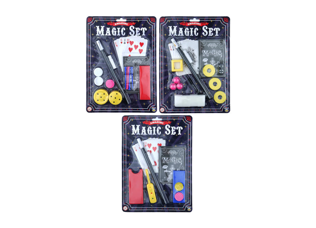 Zauberset, 3 verschiedene Zaubertricks, Zauberset für Kinder TK Gruppe® Grosshandel 