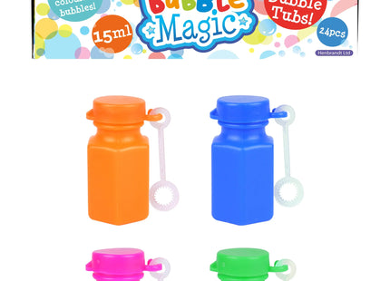 Zauberstab-Seifenblasen 15Ml - Bubble Magic Bunte Seifenblasen für Kinder, Party-Pack TK Gruppe® Grosshandel 